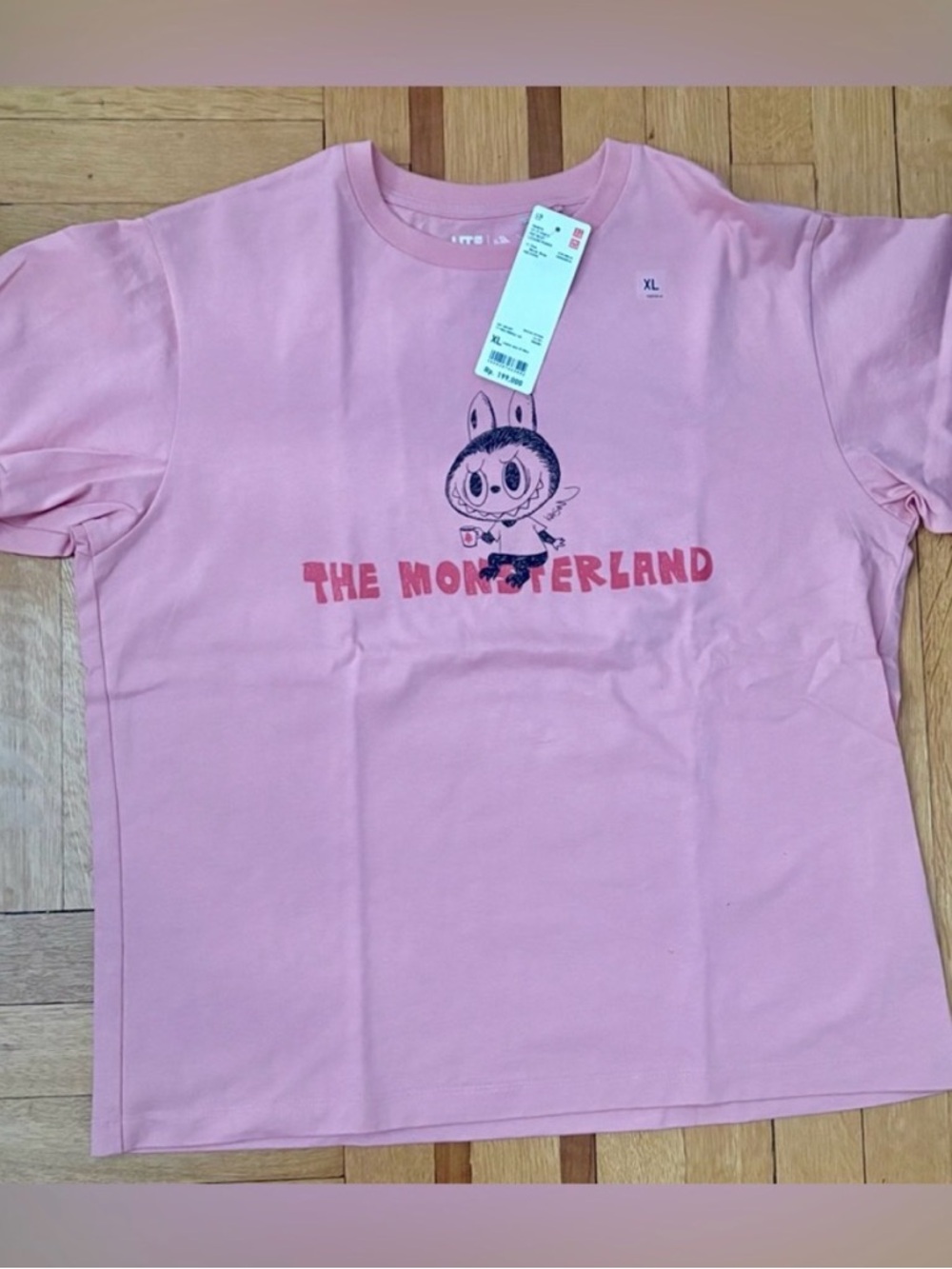 Labubu’s collab with Uniqlo bringing “The Monsterland.” Nice quality t-shirt.